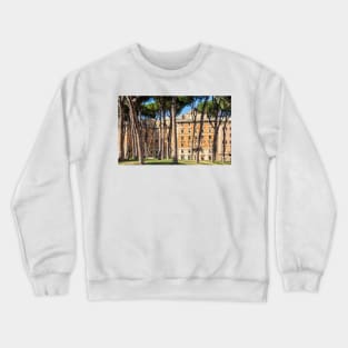 Roman Building Crewneck Sweatshirt